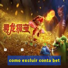 como excluir conta bet